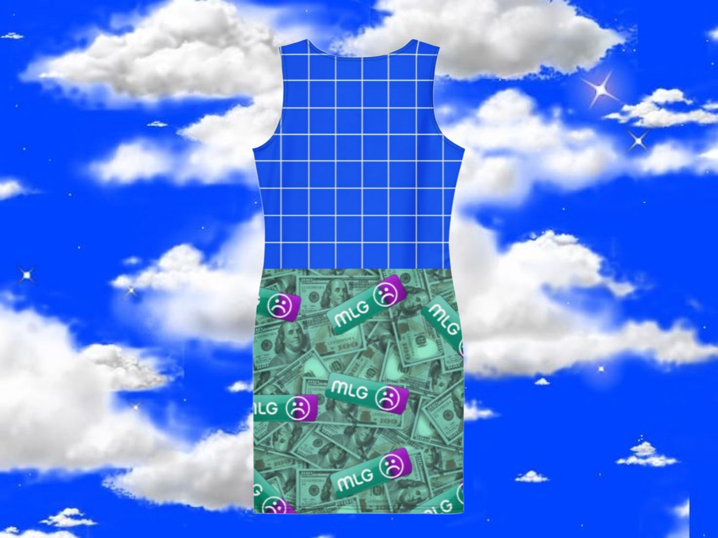 M4h P33p 1z an 4L1en!! bodycon dress